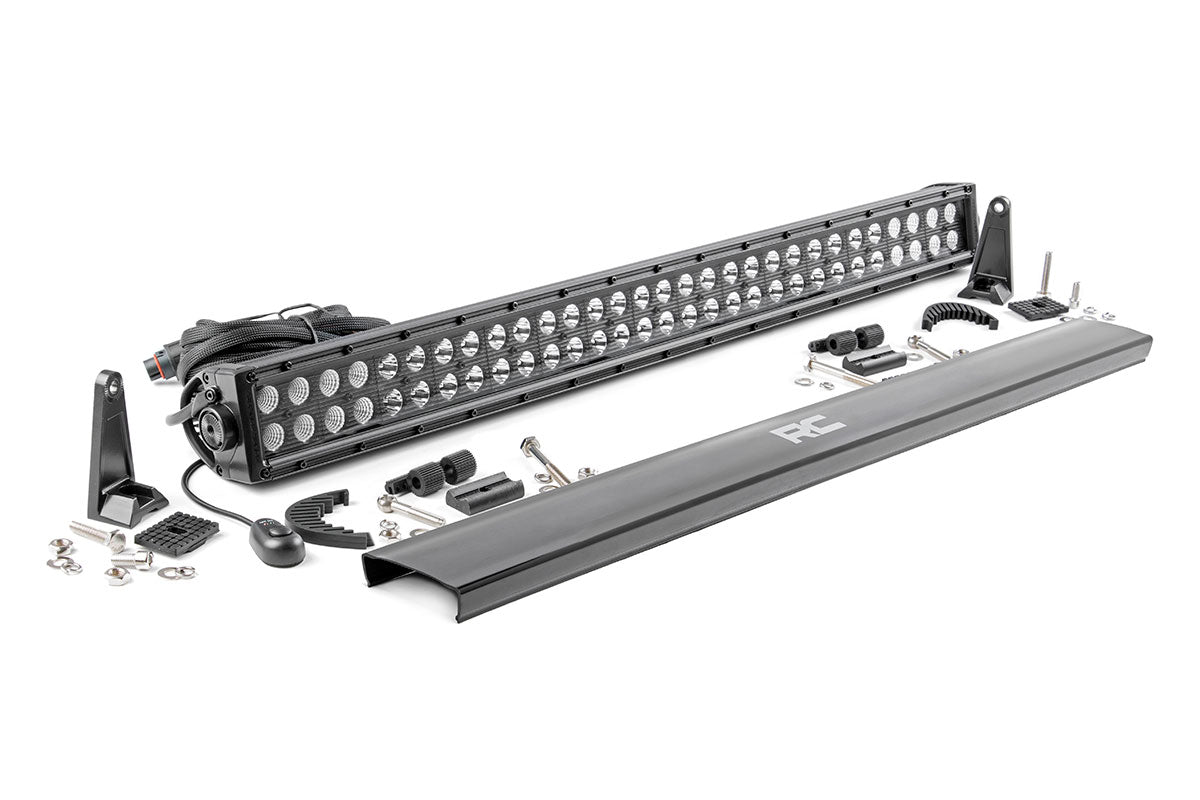 Rough Country 30 Inch Black Series Dual Row LED Light Bar Straight - main view