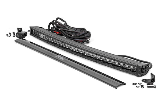 Rough Country 30 Inch Curved Single Row LED Light Bar Cool White DRL - main view