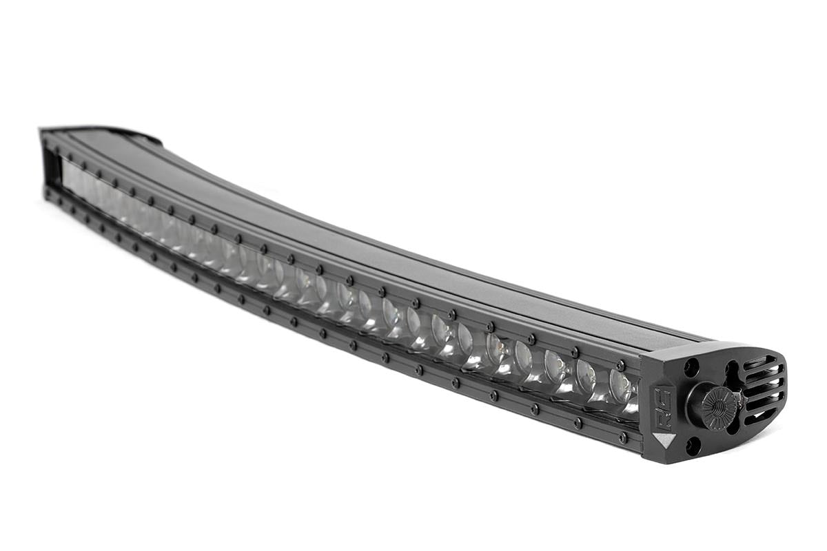 Rough Country 30 Inch Curved Single Row LED Light Bar - side view
