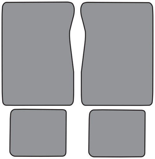 ACC Floor Mats - 1988-1991 Chevy/GMC C2500 & C3500 Crew Cab 4pc (FM10F, FM18R) (OBS/GMT400)