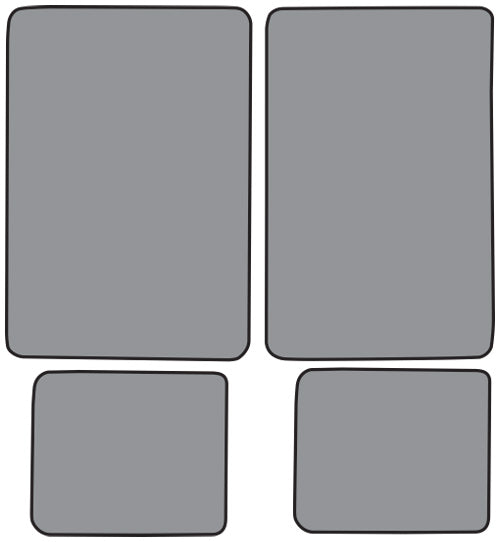 ACC Floor Mats - 1992-2000 Chevy/GMC C/K2500 & C/K3500, Blazer, Suburban, Tahoe & Yukon 4pc (FM48F, FM18R) (OBS/GMT400)