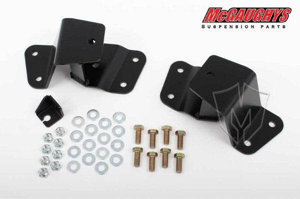 McGaughys Rear 2" Drop Hangers - install detail - 1988-1998 Chevy/GMC C1500