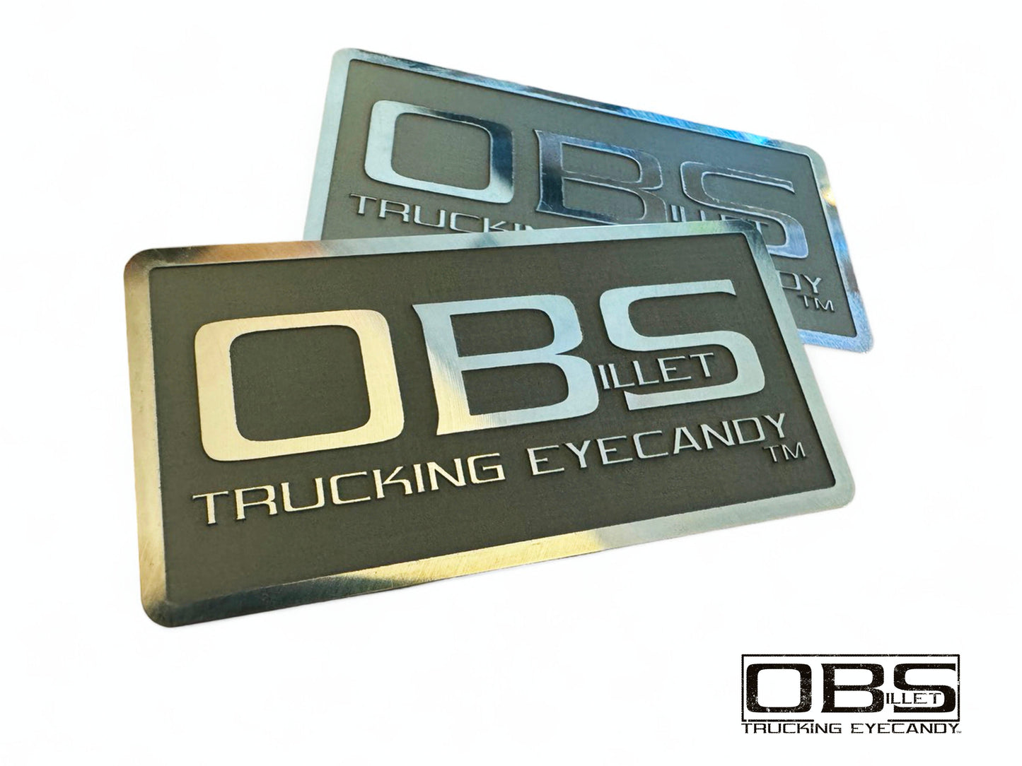 Trucking Eyecandy Classic Pillar Emblem - Inverse Engraved - Machined Billet