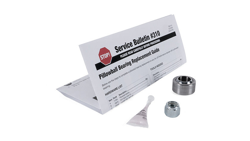 Air Lift Replacement Pillow Ball Bearing Service Kit