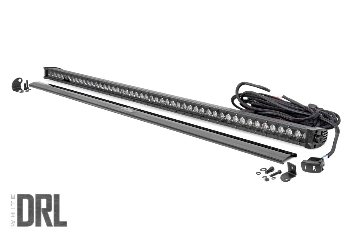 Rough Country 50 Inch Single Row LED Light Bar Cool White DRL - main view