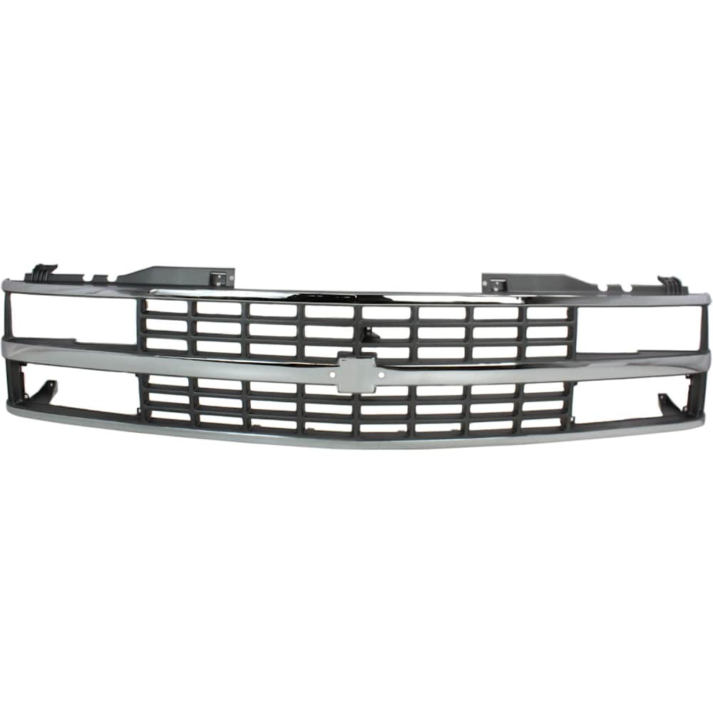 Grille, Chrome Shell/Black Insert