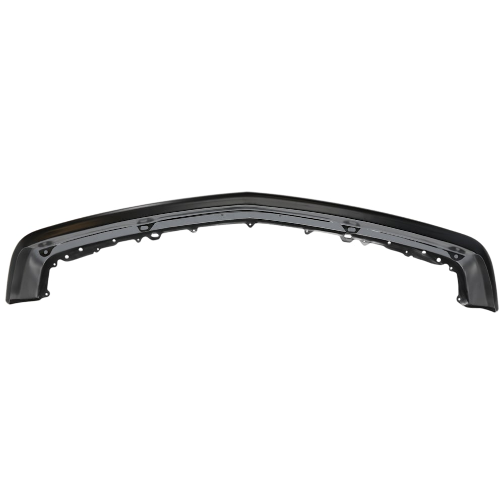 1988-2002 Chevy/GMC C/K Full Size Pickup Front Bumper Face Bar - Painted Black w/ License Plate Holes