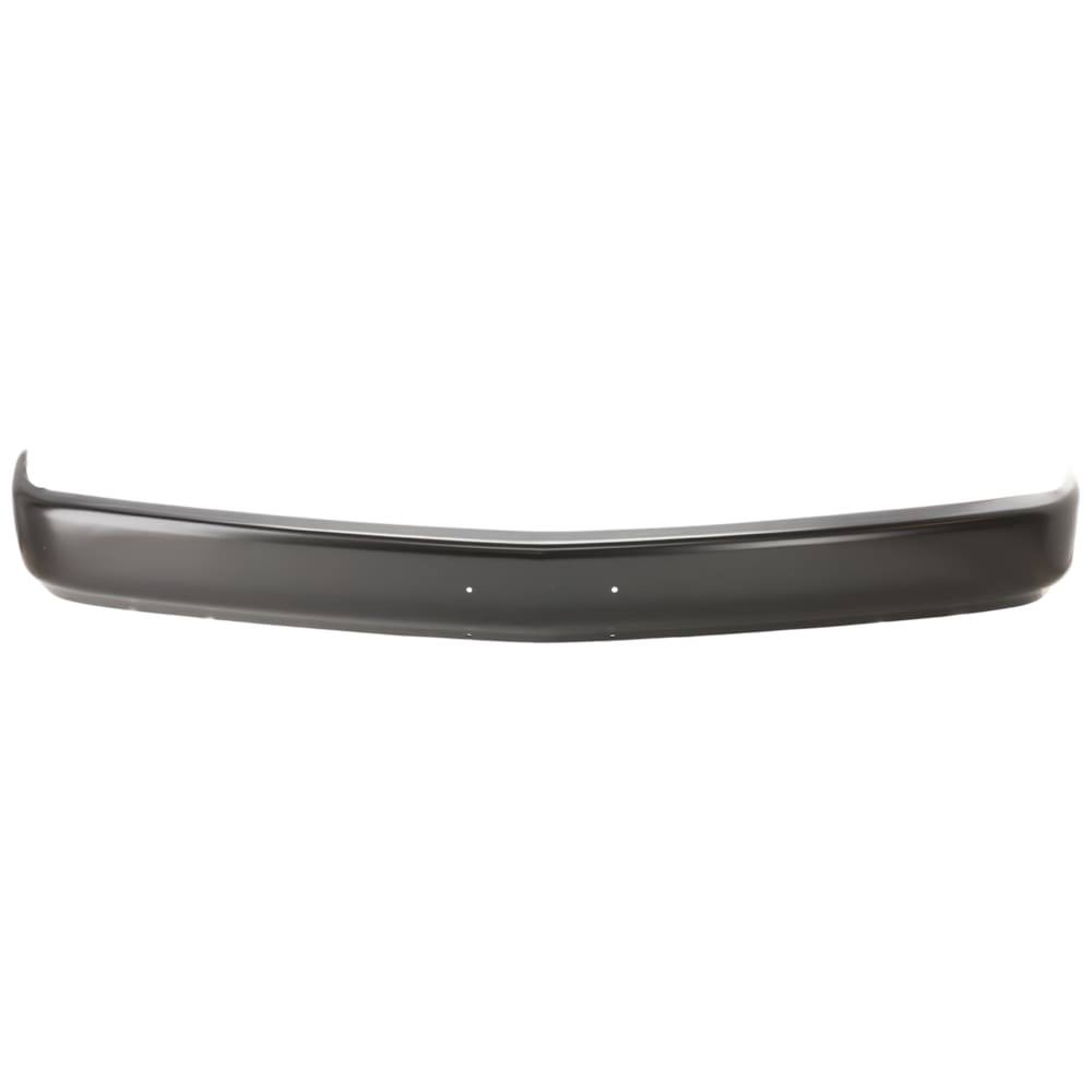 1988-2002 Chevy/GMC C/K Full Size Pickup Front Bumper Face Bar - Painted Black w/ License Plate Holes