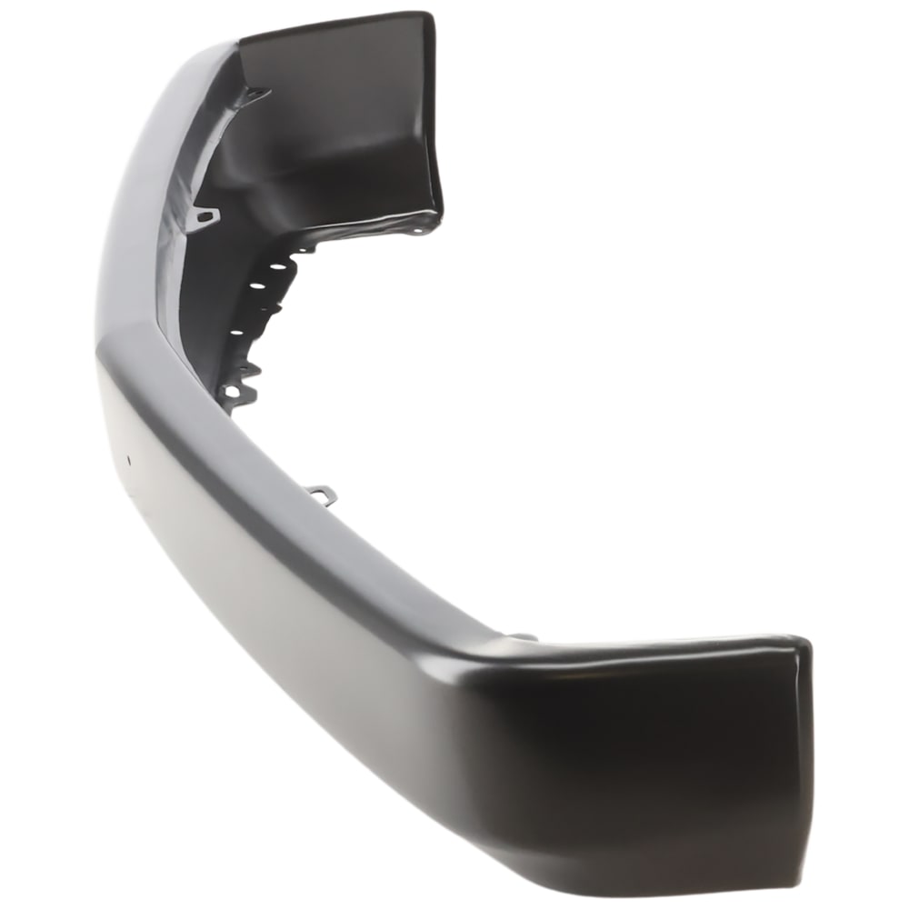 1988-2002 Chevy/GMC C/K Full Size Pickup Front Bumper Face Bar - Painted Black w/ License Plate Holes