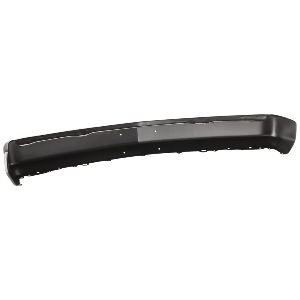1988-2002 Chevy/GMC C/K Full Size Pickup Front Bumper Face Bar - Painted Black w/ License Plate Holes
