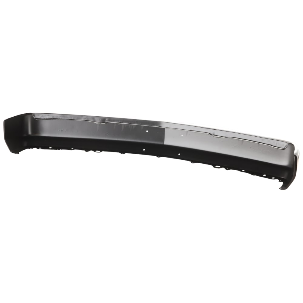 1988-2002 Chevy/GMC C/K Full Size Pickup Front Bumper Face Bar - Painted Black w/ License Plate Holes