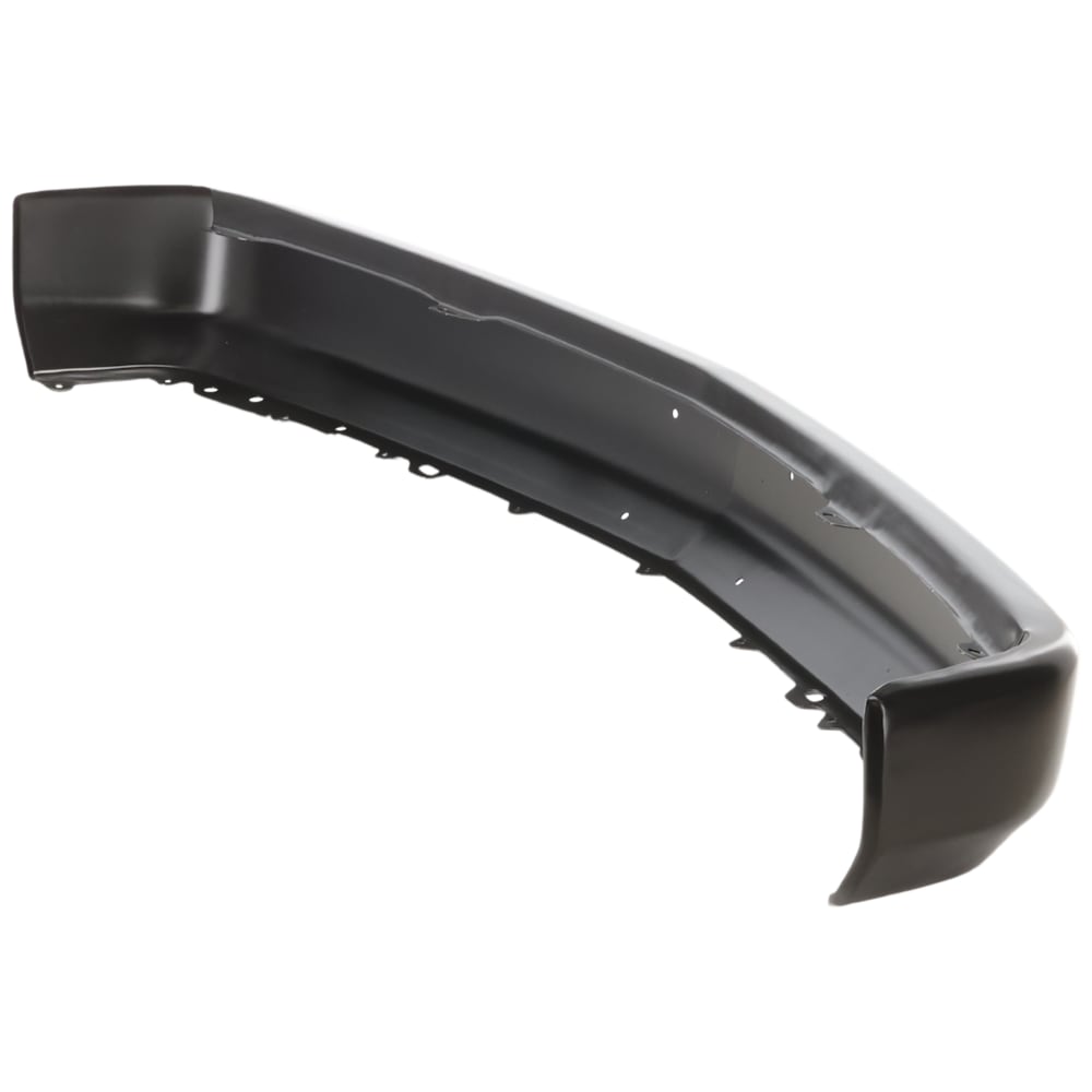 1988-2002 Chevy/GMC C/K Full Size Pickup Front Bumper Face Bar - Painted Black w/ License Plate Holes