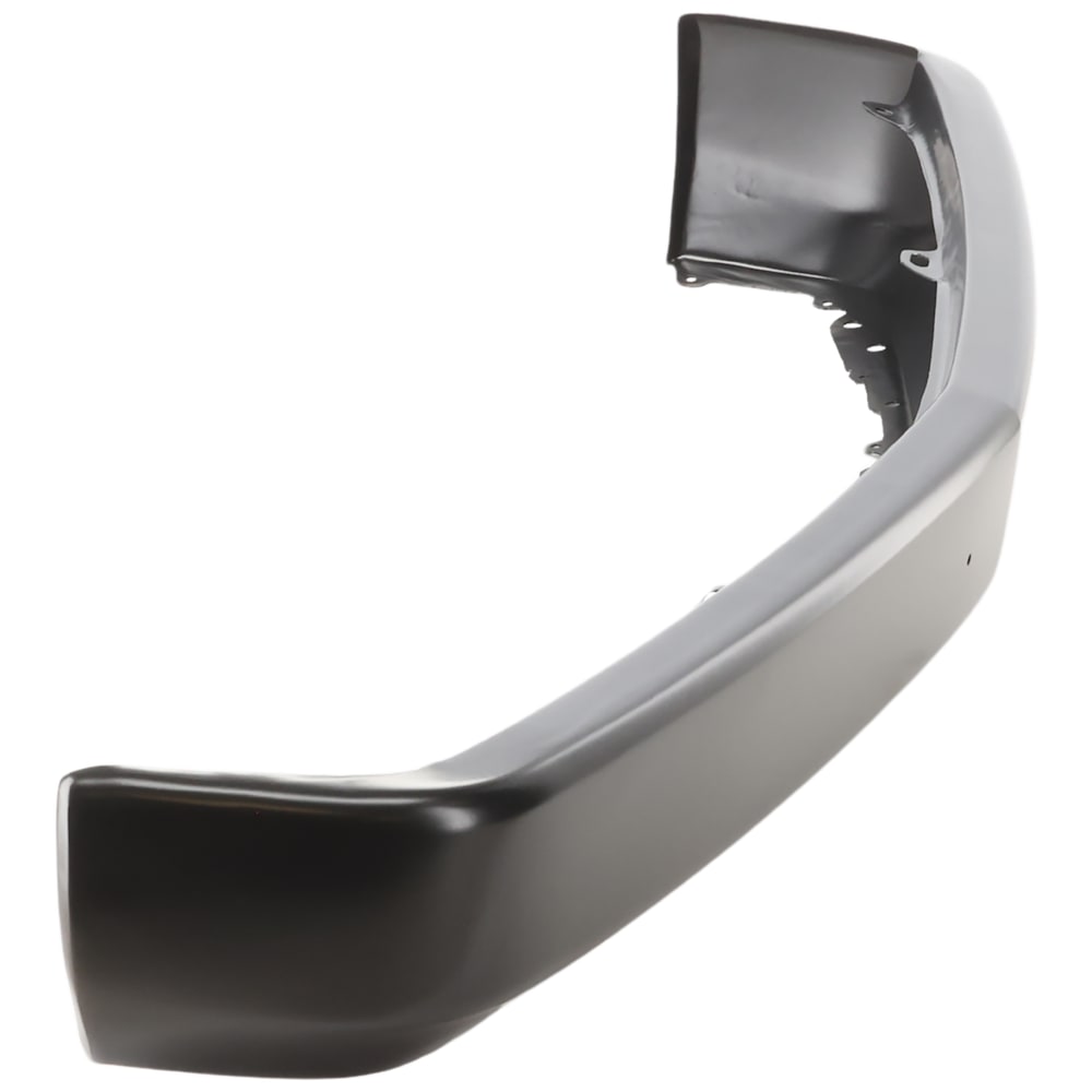 1988-2002 Chevy/GMC C/K Full Size Pickup Front Bumper Face Bar - Painted Black w/ License Plate Holes