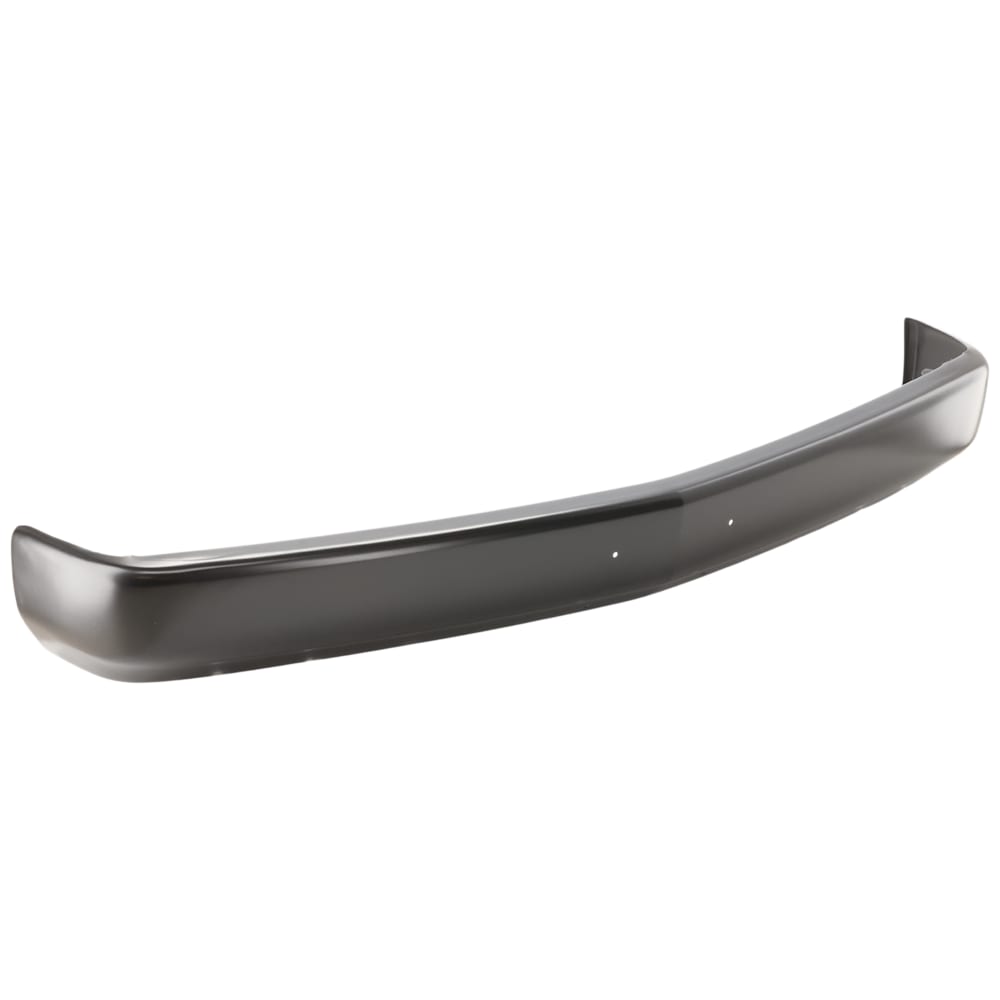 1988-2002 Chevy/GMC C/K Full Size Pickup Front Bumper Face Bar - Painted Black w/ License Plate Holes