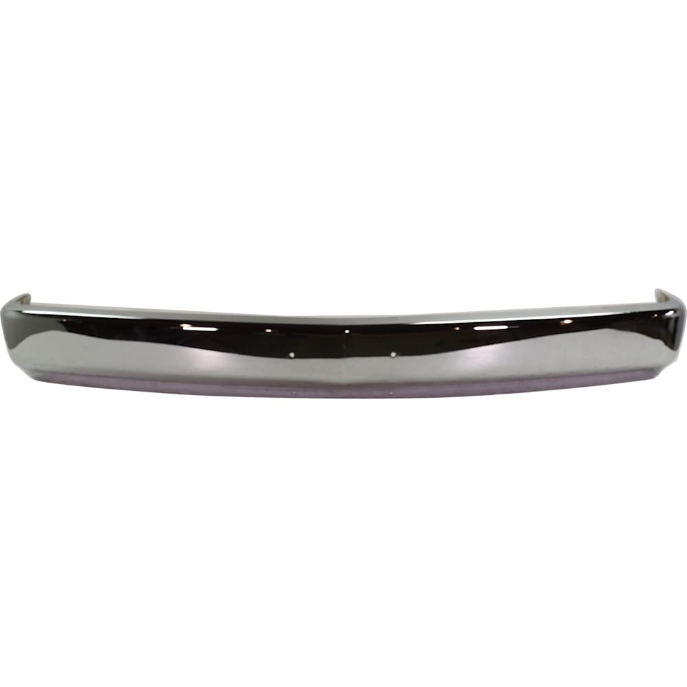 Chevy GMC C/K 1988-1998 chrome front bumper with license plate holes - front view