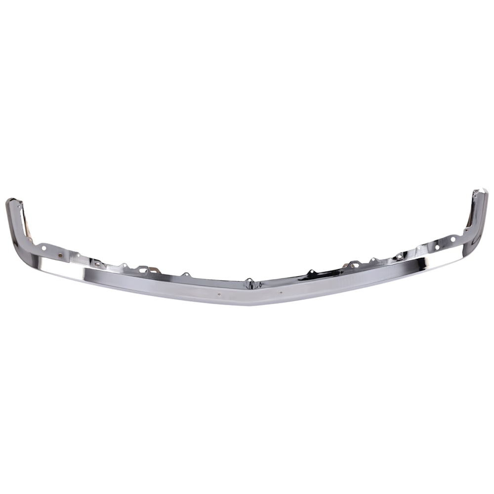 1988-2002 Chevy/GMC C/K Full Size Pickup Front Bumper Face Bar - Chrome w/ Impact Strip and Pad Holes