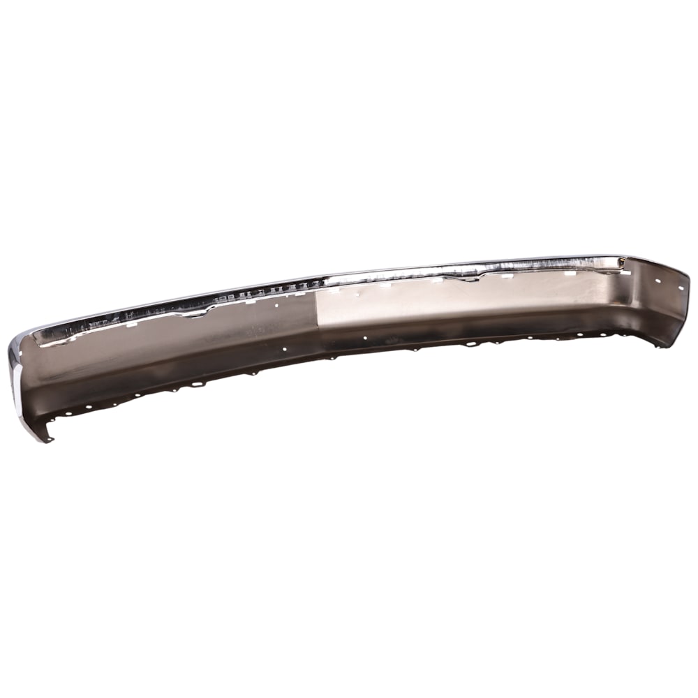 1988-2002 Chevy/GMC C/K Full Size Pickup Front Bumper Face Bar - Chrome w/ Impact Strip and Pad Holes