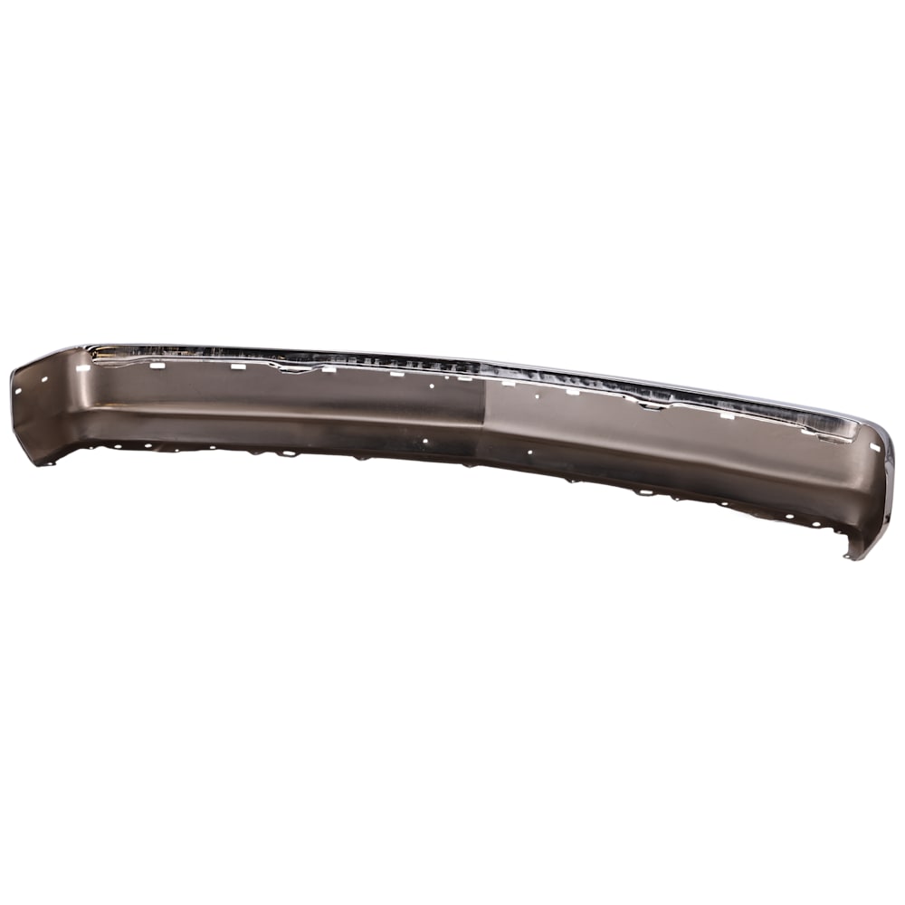 1988-2002 Chevy/GMC C/K Full Size Pickup Front Bumper Face Bar - Chrome w/ Impact Strip and Pad Holes