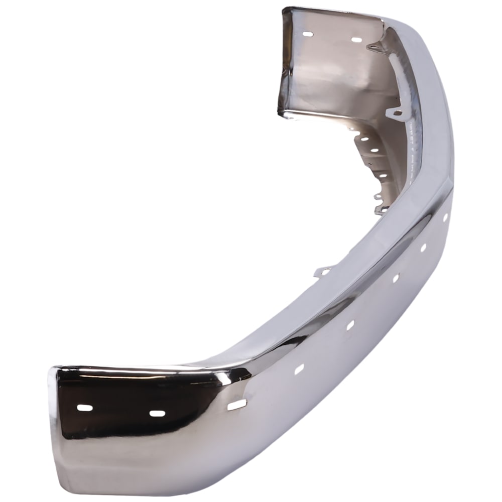 1988-2002 Chevy/GMC C/K Full Size Pickup Front Bumper Face Bar - Chrome w/ Impact Strip and Pad Holes