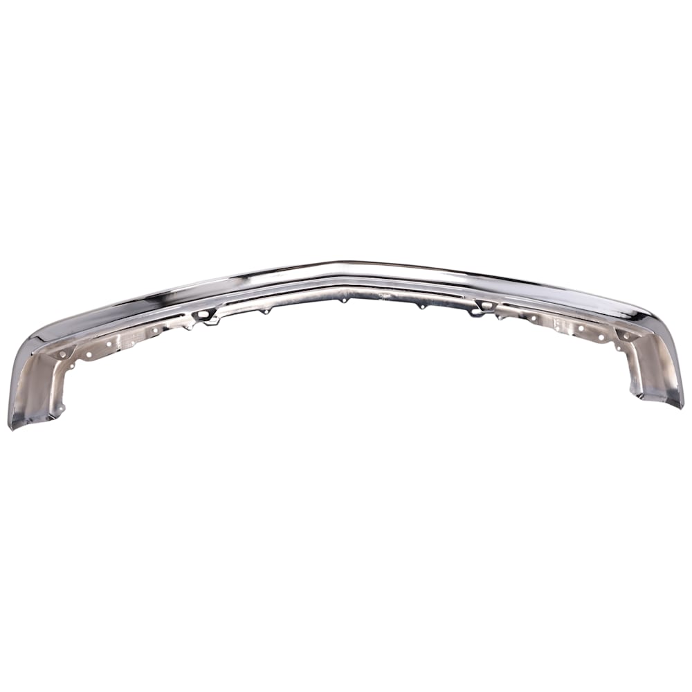 1988-2002 Chevy/GMC C/K Full Size Pickup Front Bumper Face Bar - Chrome w/ Impact Strip and Pad Holes