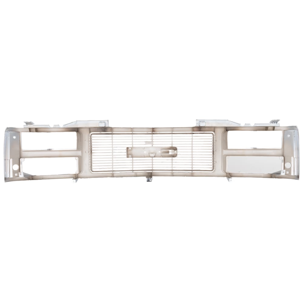 1989-1993 GMC C/K pickup grille, chrome, front view