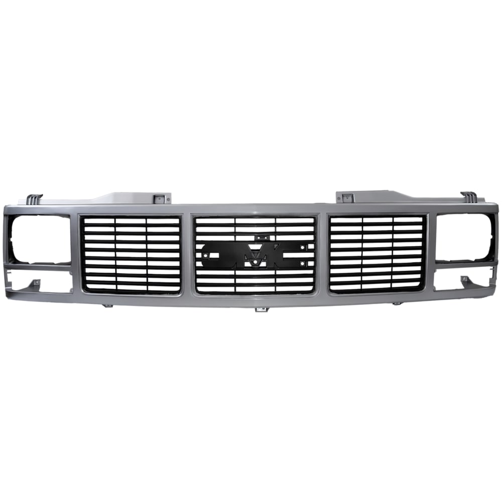 1989-1993 GMC C/K pickup grille, silver, single headlight
