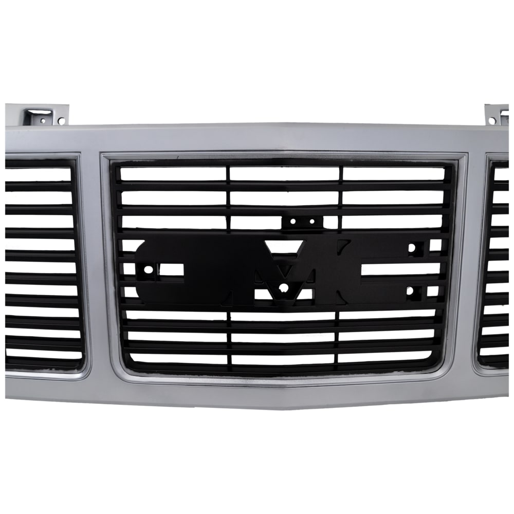 1989-1993 GMC C/K pickup grille, silver, angle view