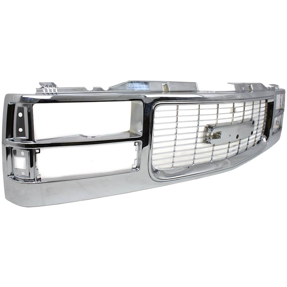 1994-1998 GMC C/K pickup Suburban grille, side view