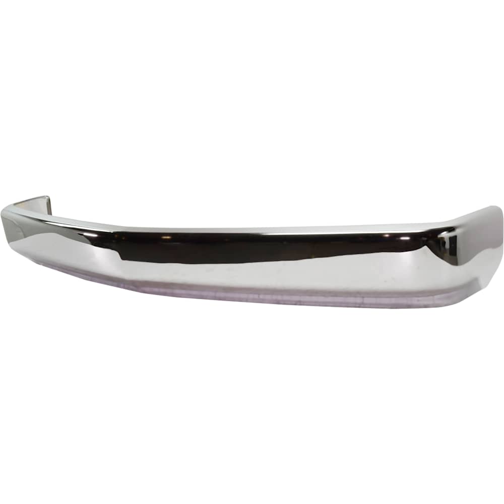 Chevy GMC C/K 1988-1998 smooth chrome front bumper - detail view