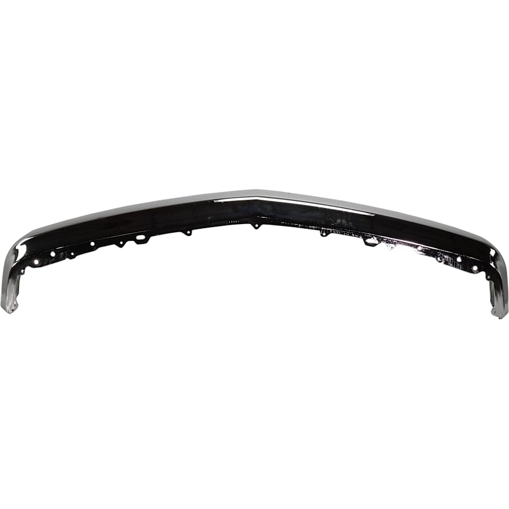 Chevy GMC C/K 1988-1998 smooth chrome front bumper - end view