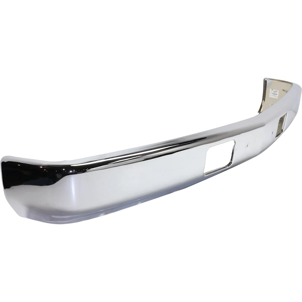 Chevy GMC C/K 1988-1998 chrome front bumper with air intake holes - detail view