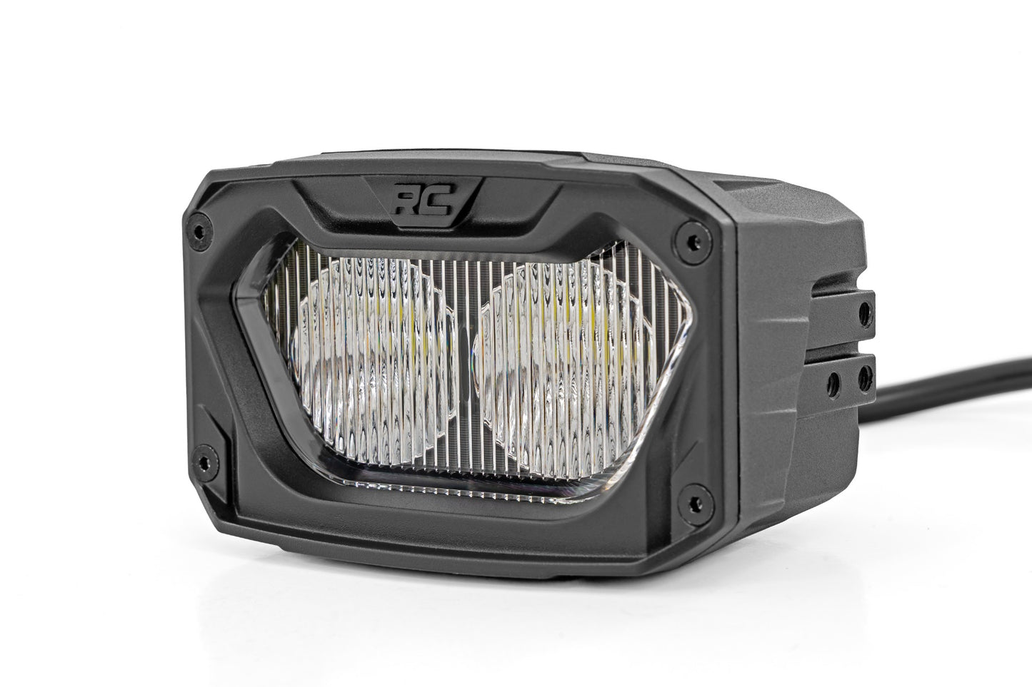 Rough Country 5 Inch LED Light Pods - angle view