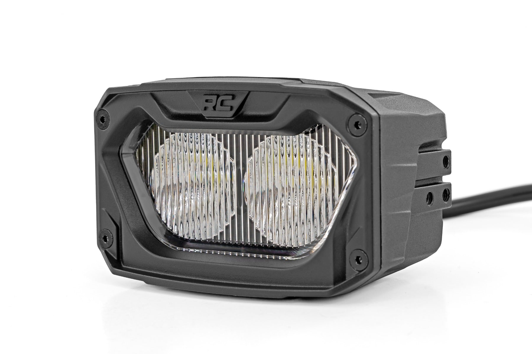 Rough Country 5 Inch LED Light Pods - angle view