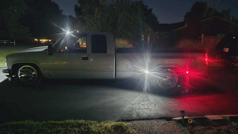 Drop Dead Customs Dually flare lights.