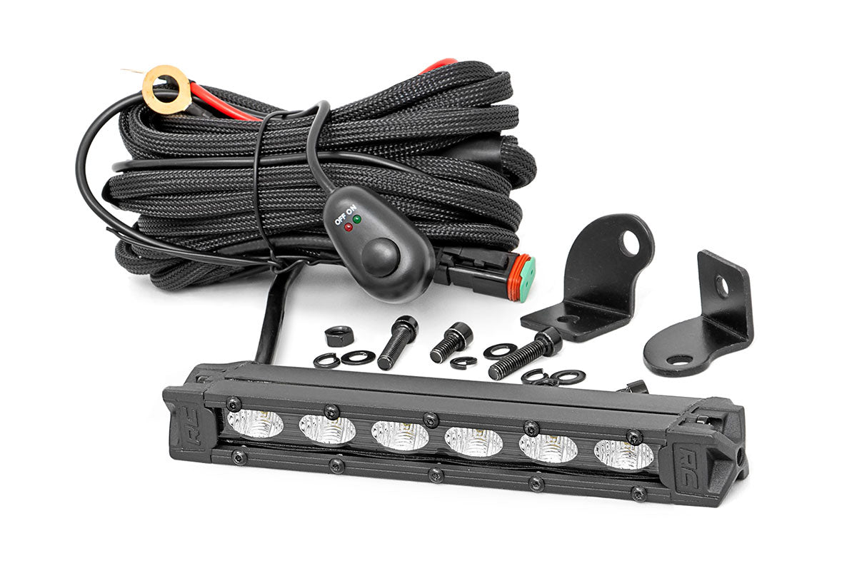 Rough Country 6 inch Black Series Slimline LED light bar
