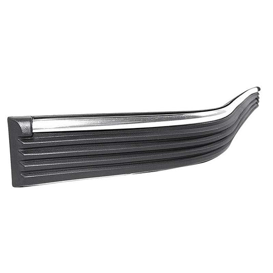Front Bumper Impact Strip - Black/Chrome, RH Passenger Side (1988-2000 Chevy/GMC Truck)