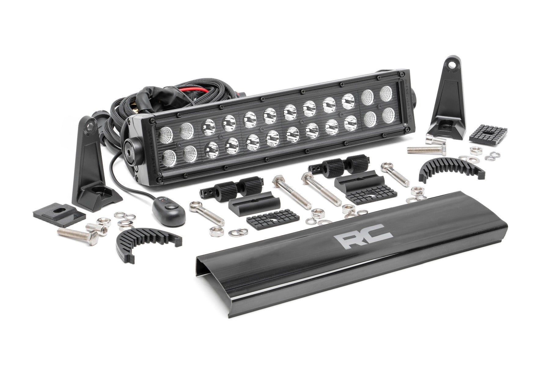 Rough Country 12 Inch Black Series Dual Row LED Light Bar - main view