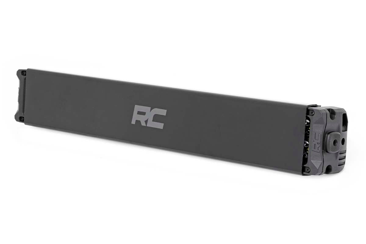 Rough Country 20 Inch LED Light Bar Amber DRL - covered view