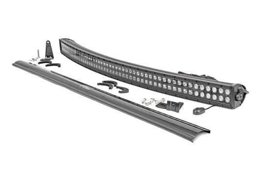 Rough Country 50 Inch Black Series Curved Dual Row LED Light Bar - main view