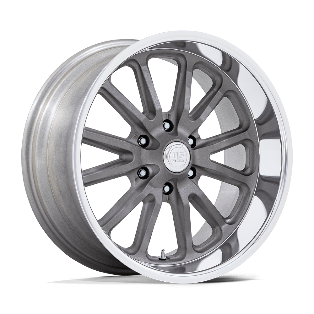 US Mags Rambler 6 - Matte Gunmetal w/ Diamond Cut Lip