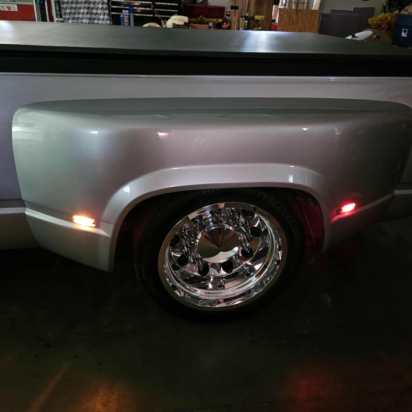 Drop Dead Customs Dually flare lights.