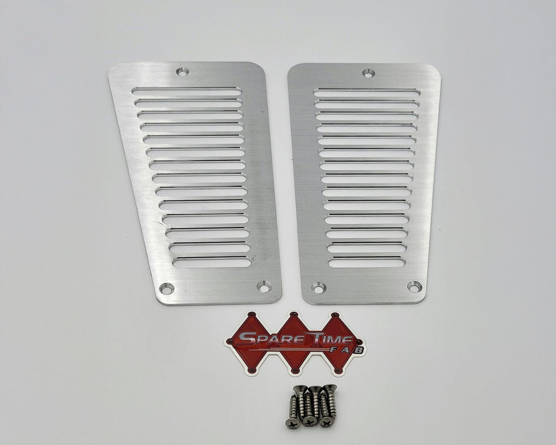 Billet door jamb vents pair for 1988-1998 Chevy GMC OBS truck