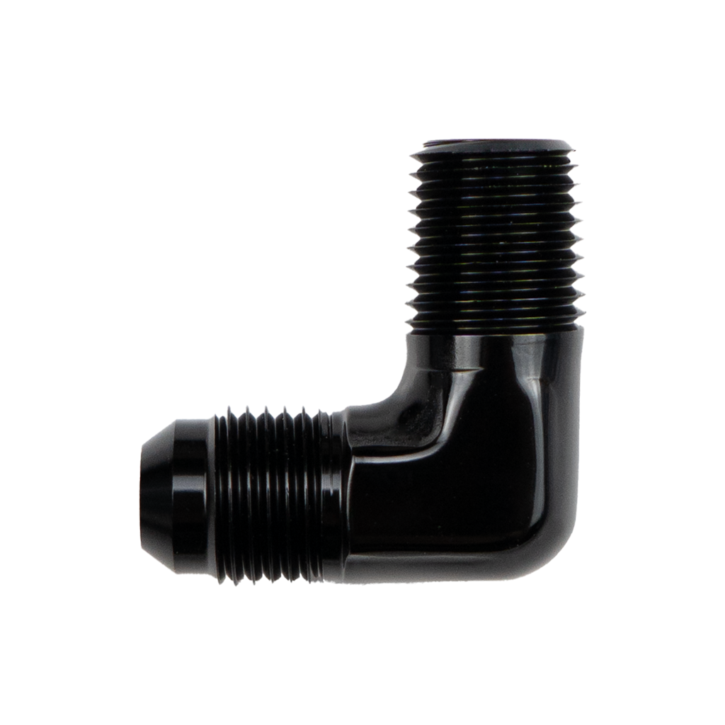 -10 AN to 1/2 NPT 90 Degree Elbow Adapter