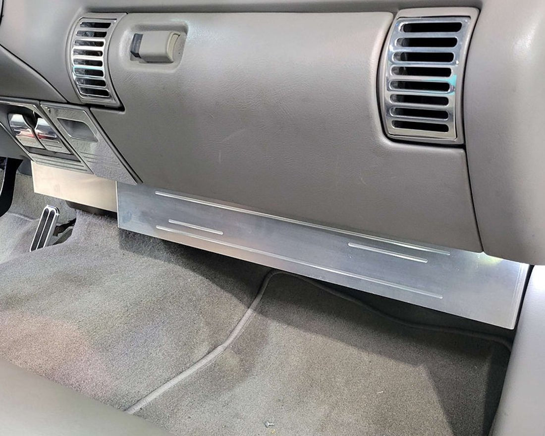 Billet HVAC control cover for 1995-1998 Chevy GMC OBS truck
