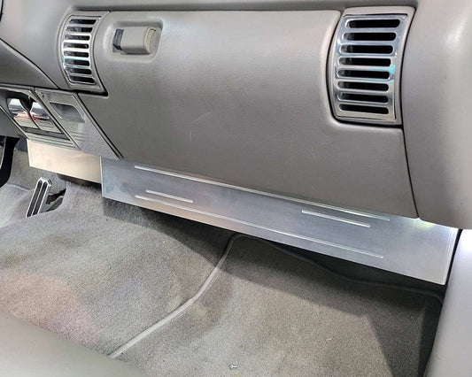Billet HVAC control cover for 1995-1998 Chevy GMC OBS truck