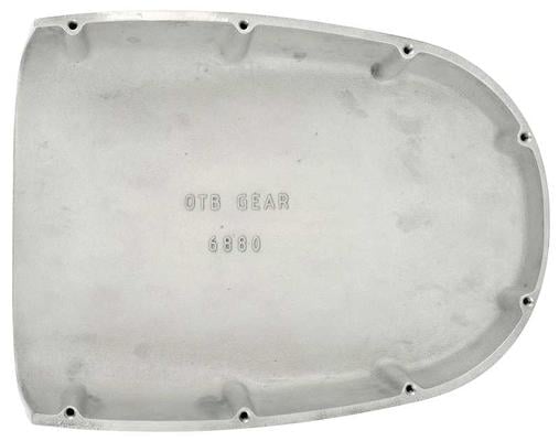 OTB Gear Polished Cast Aluminum Finned Hood Scoop - installed view