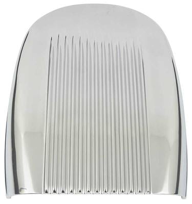 OTB Gear Polished Cast Aluminum Finned Hood Scoop - detail view