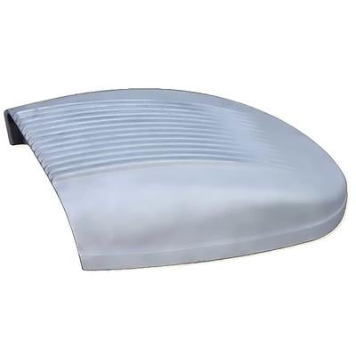OTB Gear Unpolished Cast Aluminum Finned Hood Scoop - main view