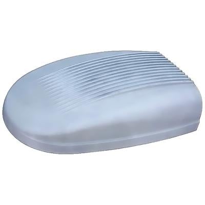 OTB Gear Unpolished Cast Aluminum Finned Hood Scoop - angle view
