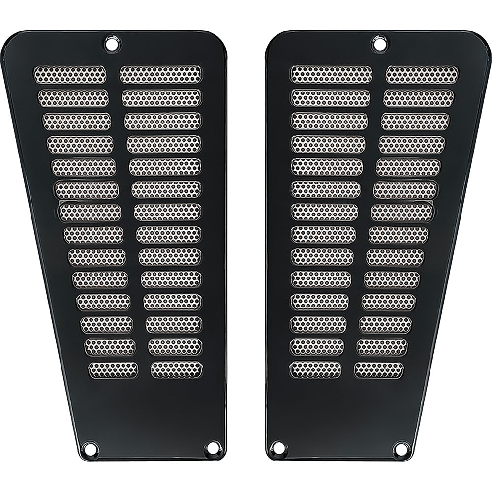 All American Billet 1988-98 OBS Truck/92-98 SUV Door Vents - Silverline Black Finish (AB88980S)